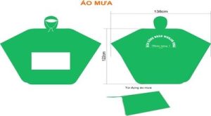 Xưởng may áo mưa in logo tại Hà Nội, nhận may áo mưa, in áo mưa quà tặng quảng cáo. in áo mưa trên chất liệu vải dù, vải nhựa pvc
