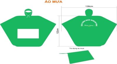 Xưởng may áo mưa in logo tại Hà Nội, nhận may áo mưa, in áo mưa quà tặng quảng cáo. in áo mưa trên chất liệu vải dù, vải nhựa pvc
